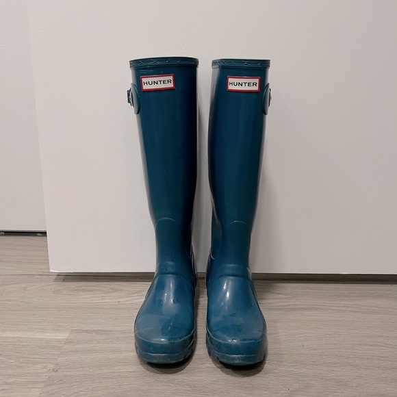 Hunter Shoes - Original tall gloss Hunter rain boots